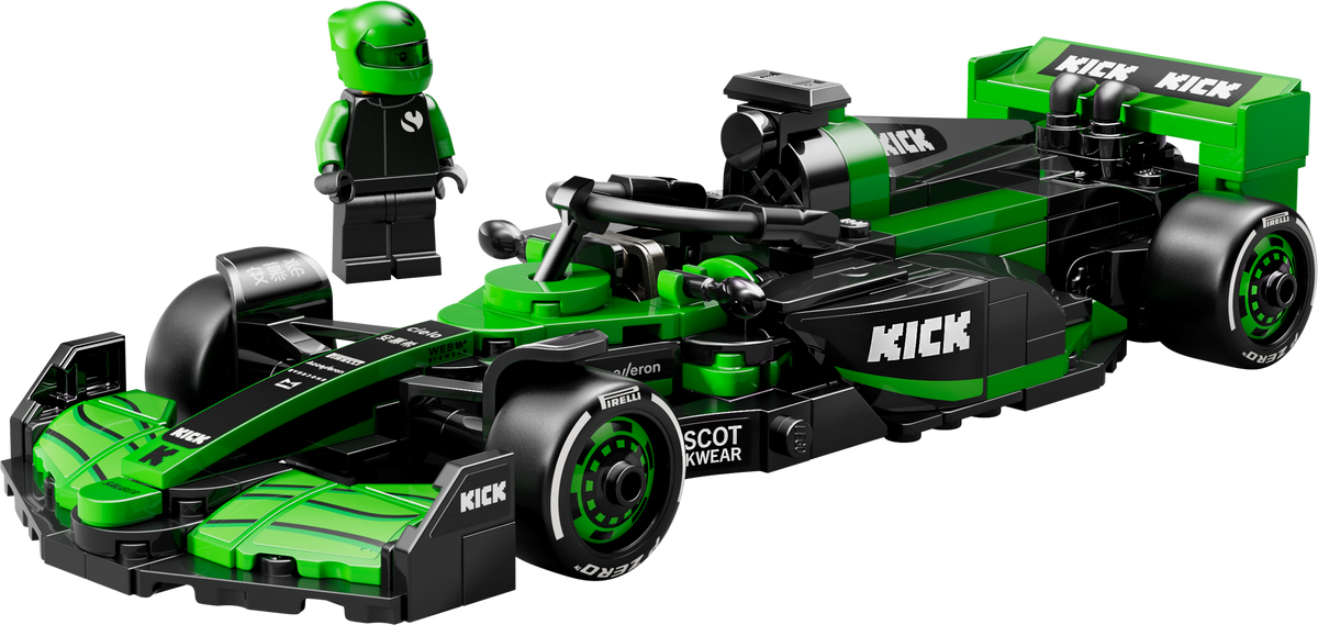 LEGO KICK Sauber F1 car, UK version