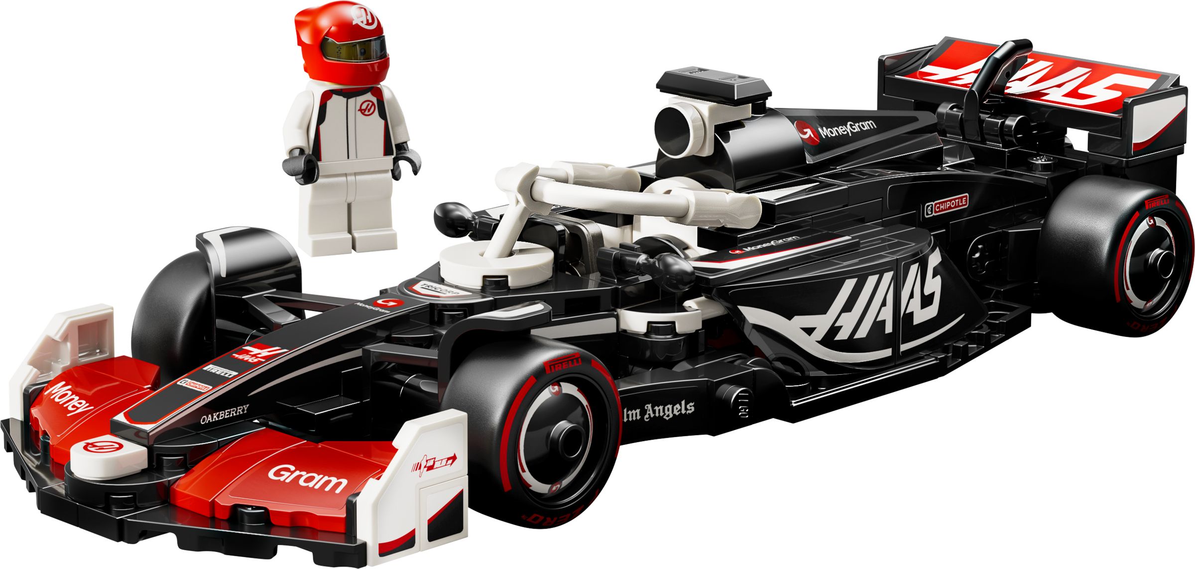 LEGO MoneyGram Haas F1 Race Car 242 Pieces, imported from the UK