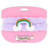 Fantasy rainbow scrunchie hair band (British brand)