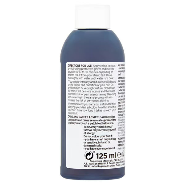 Superdrug Silver semi permanent hair dye (British brand)