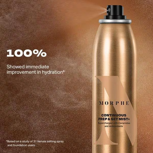 Morphe Continuous Prep Set Mist regular size, imported from the UK