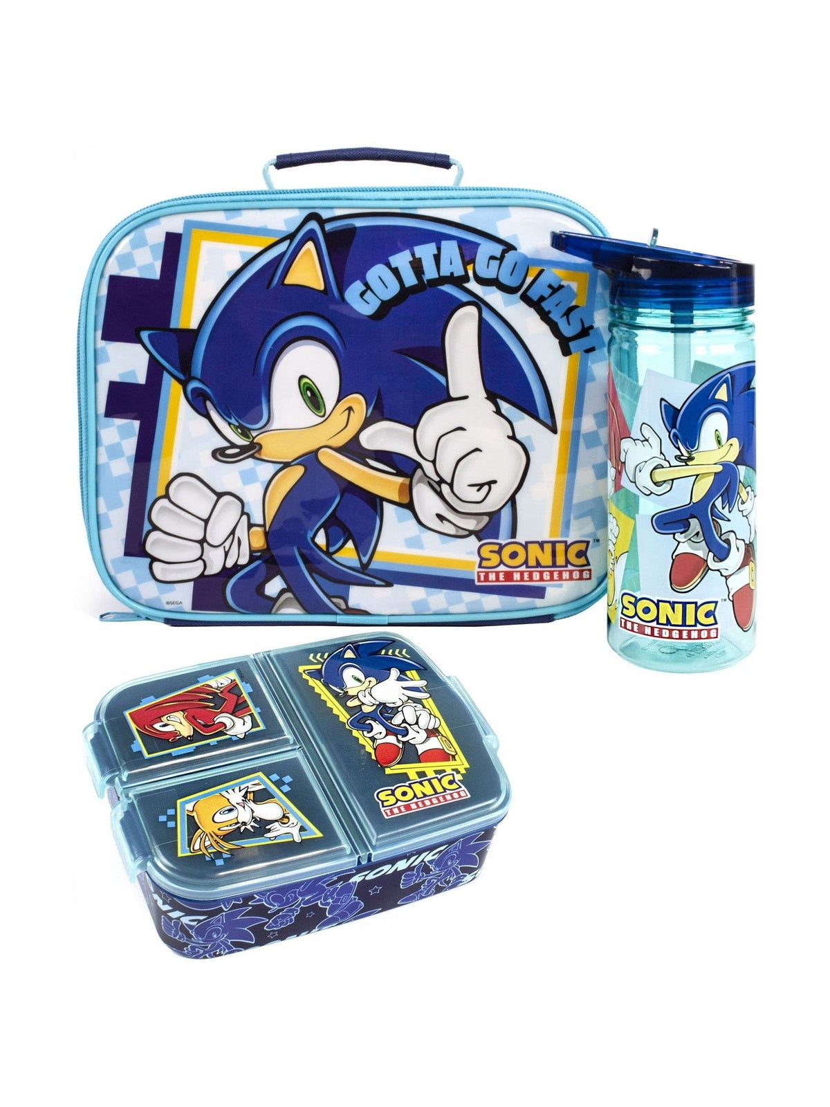 Vanilla Underground Sonic the Hedgehog lunch set, imported from the UK