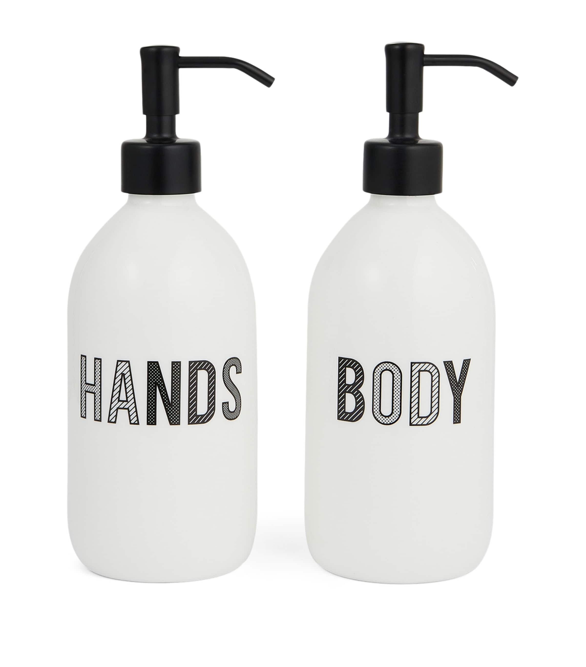 Anya Hindmarch bone china hand and body wash dispenser set - British product