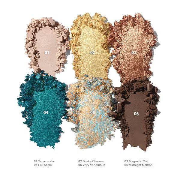 Morphe Python Code eyeshadow palette 6-pan, imported from the UK