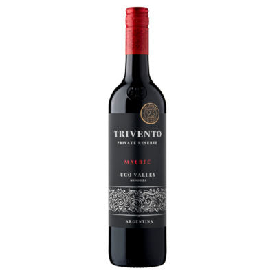 Trivento Malbec red wine 75cl, imported from Argentina