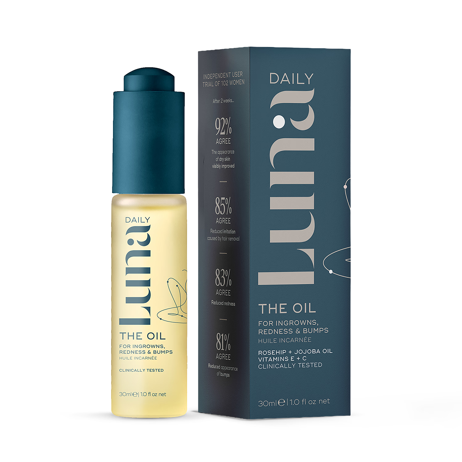 Luna Daily The Oil Multi-Purpose Skincare Treatment 30ml, UK version