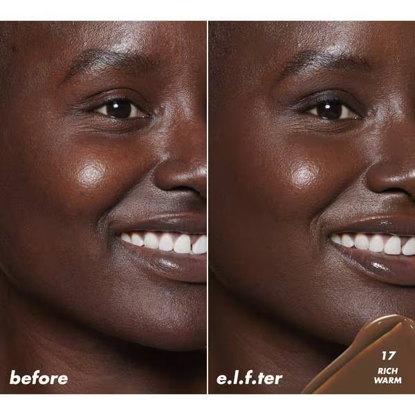 e.l.f. Halo Glow Skin Tint 17 Rich Warm - British product