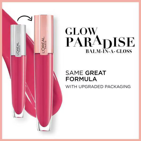L'Oreal Paris Glow Paradise Balm-In-Gloss 408 Accentuate imported from the UK