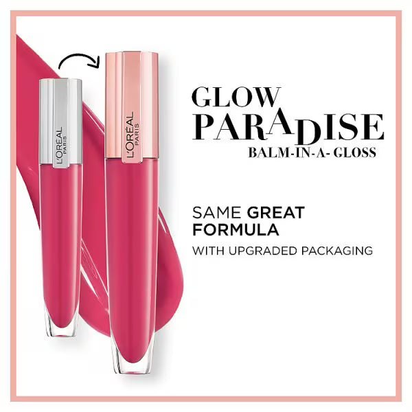 L'Oreal Paris Glow Paradise Balm-In-Gloss 408 Accentuate imported from the UK