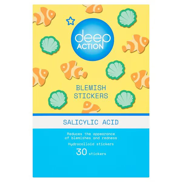 Deep Action blemish patches salicylic acid - British product