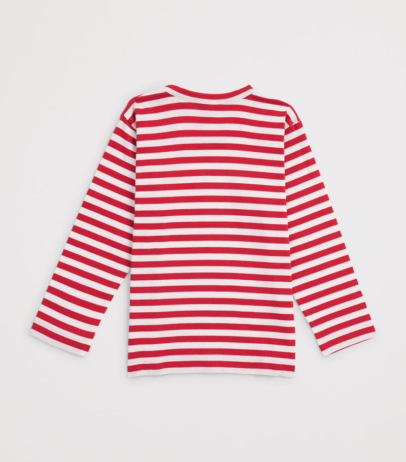 Comme Des Garçons children's stripe heart T-shirt 2-6 years - British product