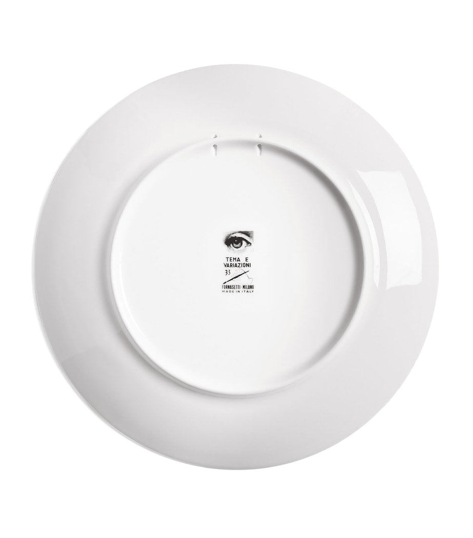 Fornasetti Tema e Variazioni No. 33 wall plate 26cm - British product