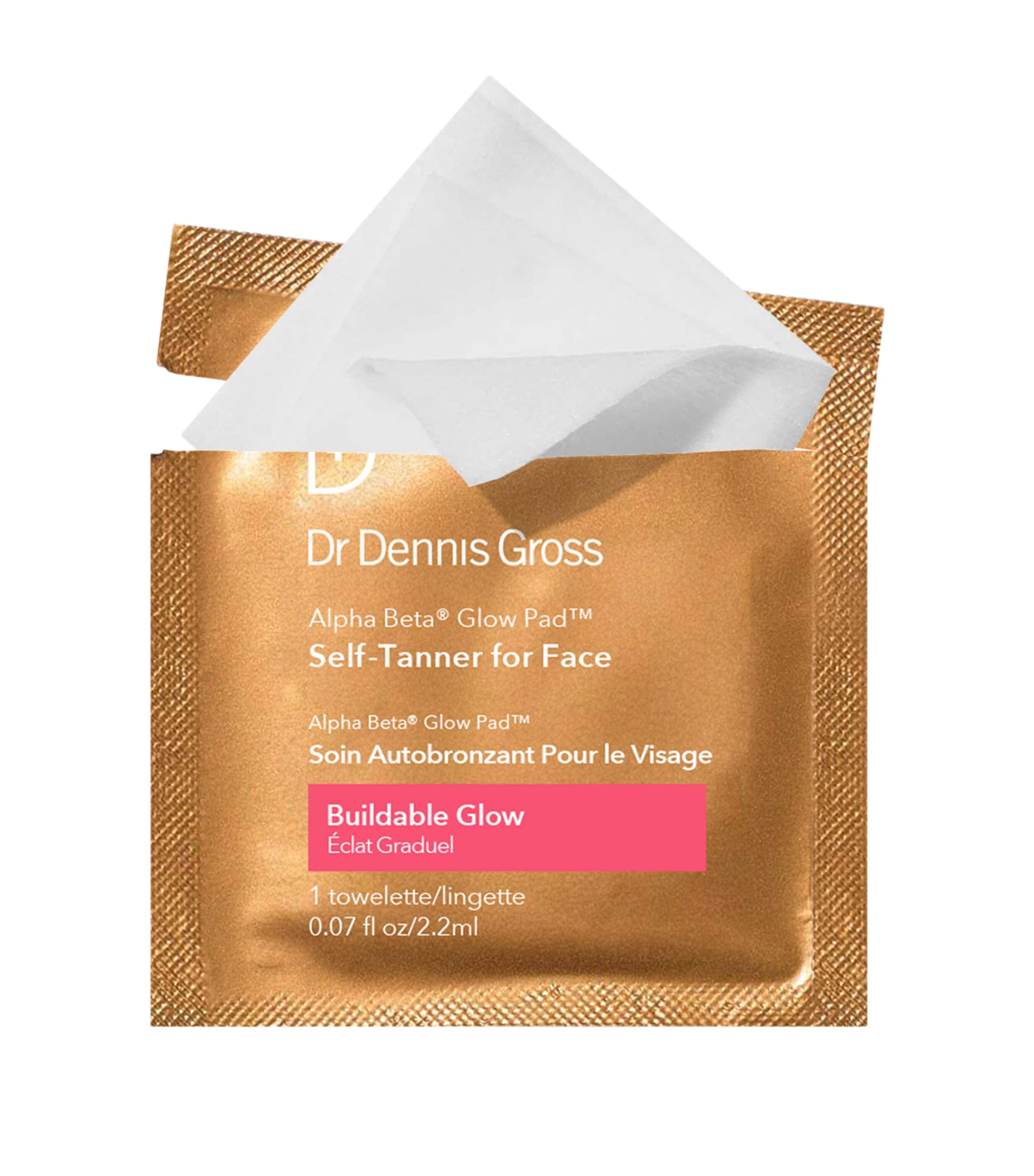 Dr Dennis Gross Alpha Beta Glow Pad Face Self-Tanner (Pack of 8)