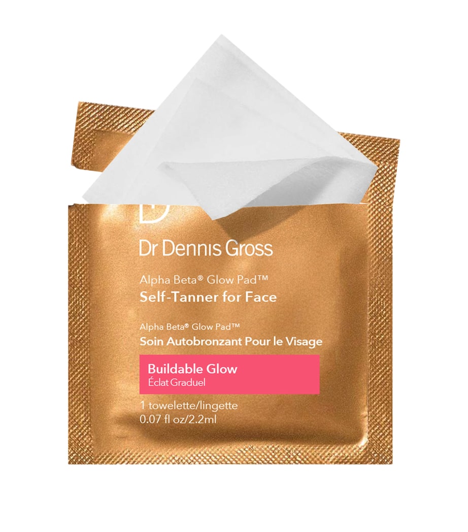 Dr Dennis Gross Alpha Beta Glow Pad Face Self-Tanner (Pack of 8)