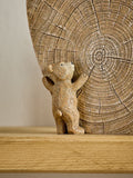 Bertie Bear monogram ornament wood effect 16cm, imported from the UK