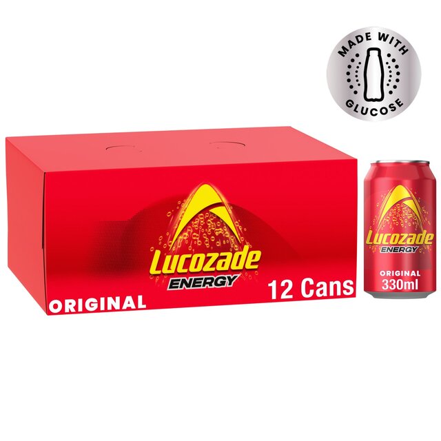 Lucozade Energy Drink Original Multipack   12 x 330ml - McGrocer