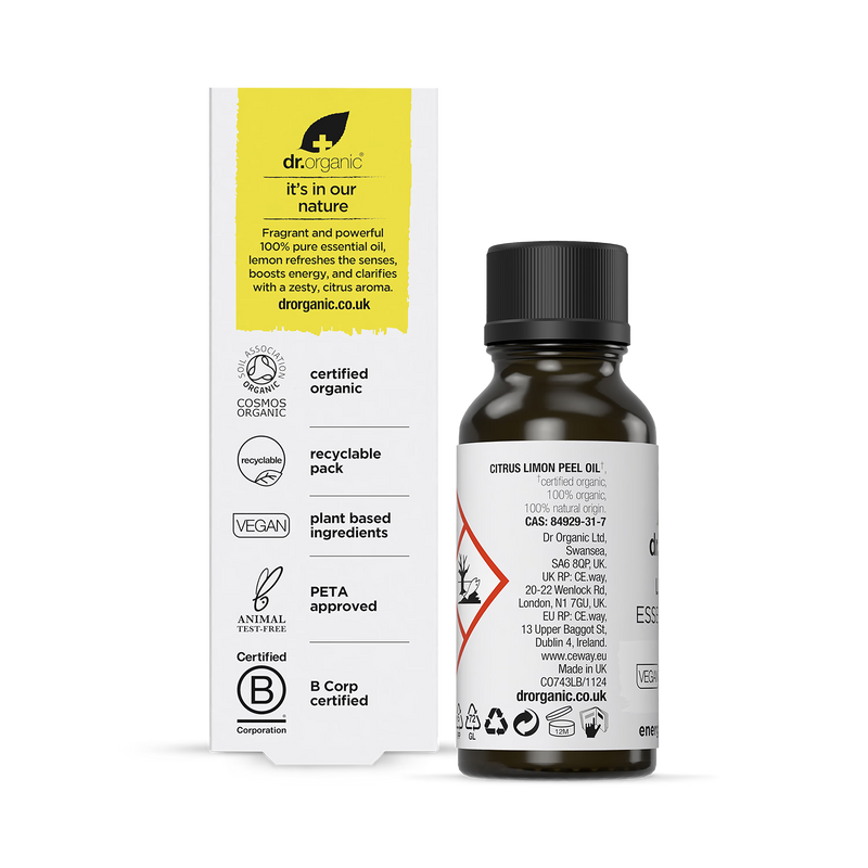 Dr Organic Lemon Pure Essential Oil 10ml