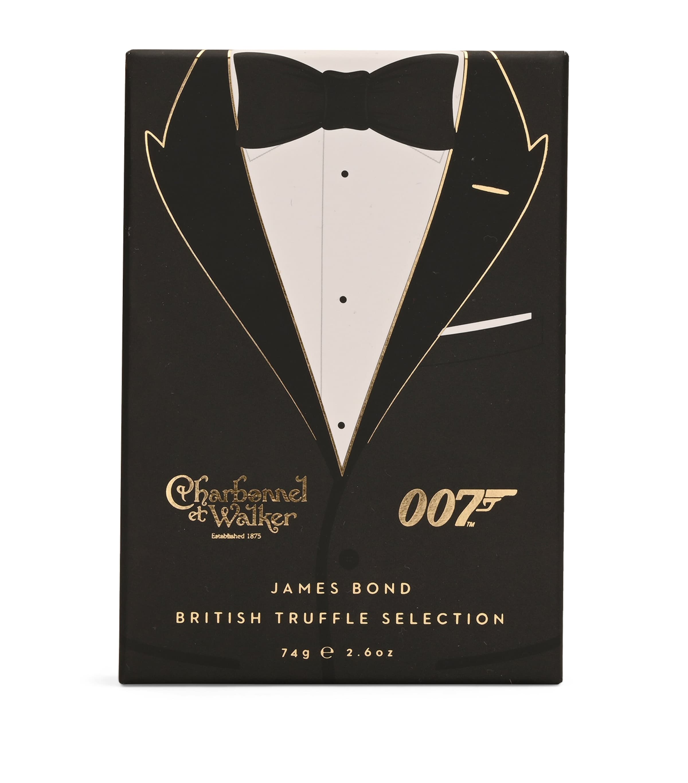Charbonnel et Walker James Bond Tuxedo British Truffle Selection (74g)