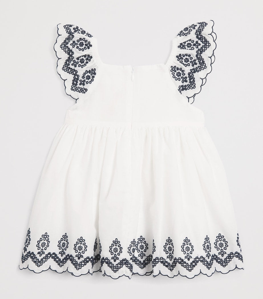 Patachou Cotton St Tropez baby dress for 6-36 months, imported from the UK