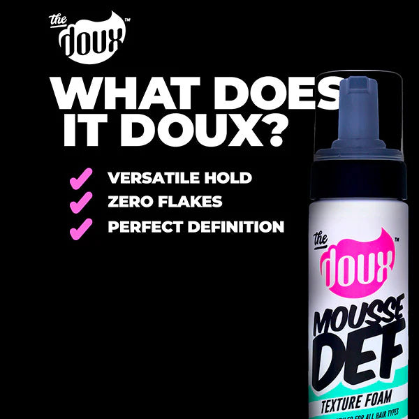The Doux Mousse Def Texture Foam hair mousse (British brand)