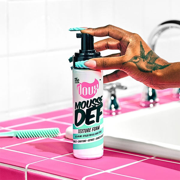 The Doux Mousse Def Texture Foam hair mousse (British brand)