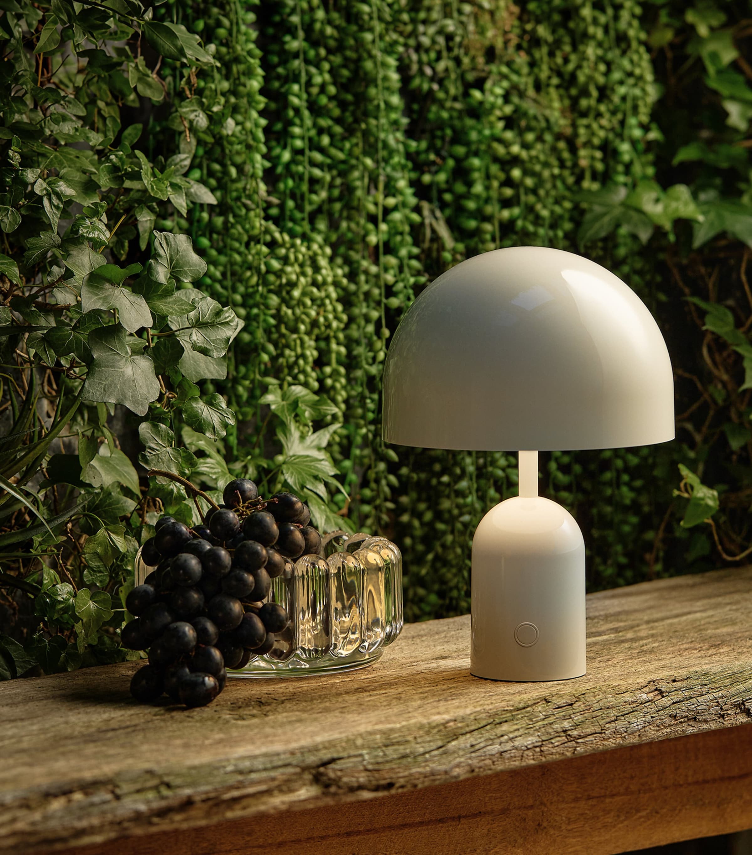 Tom Dixon portable bell table lamp with reflective stand (British brand)