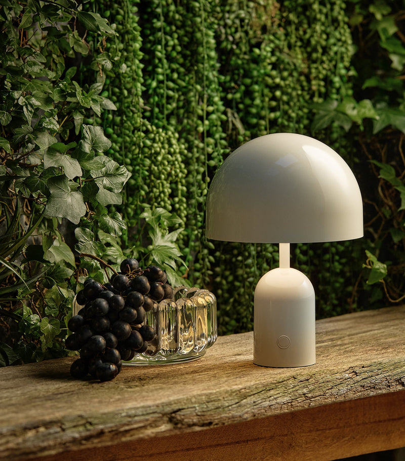 Tom Dixon portable bell table lamp with reflective stand (British brand)