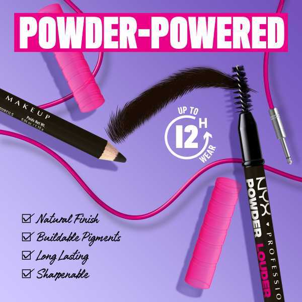 NYX Professional Makeup Powder Louder Brow Pencil 09, imported from the UK