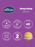 Silentnight Medium Deep Sleep Pillows 6 Pack (British brand)