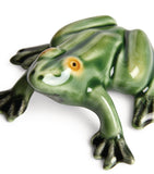 Bordallo Pinheiro earthenware frog decorative bowl - British product