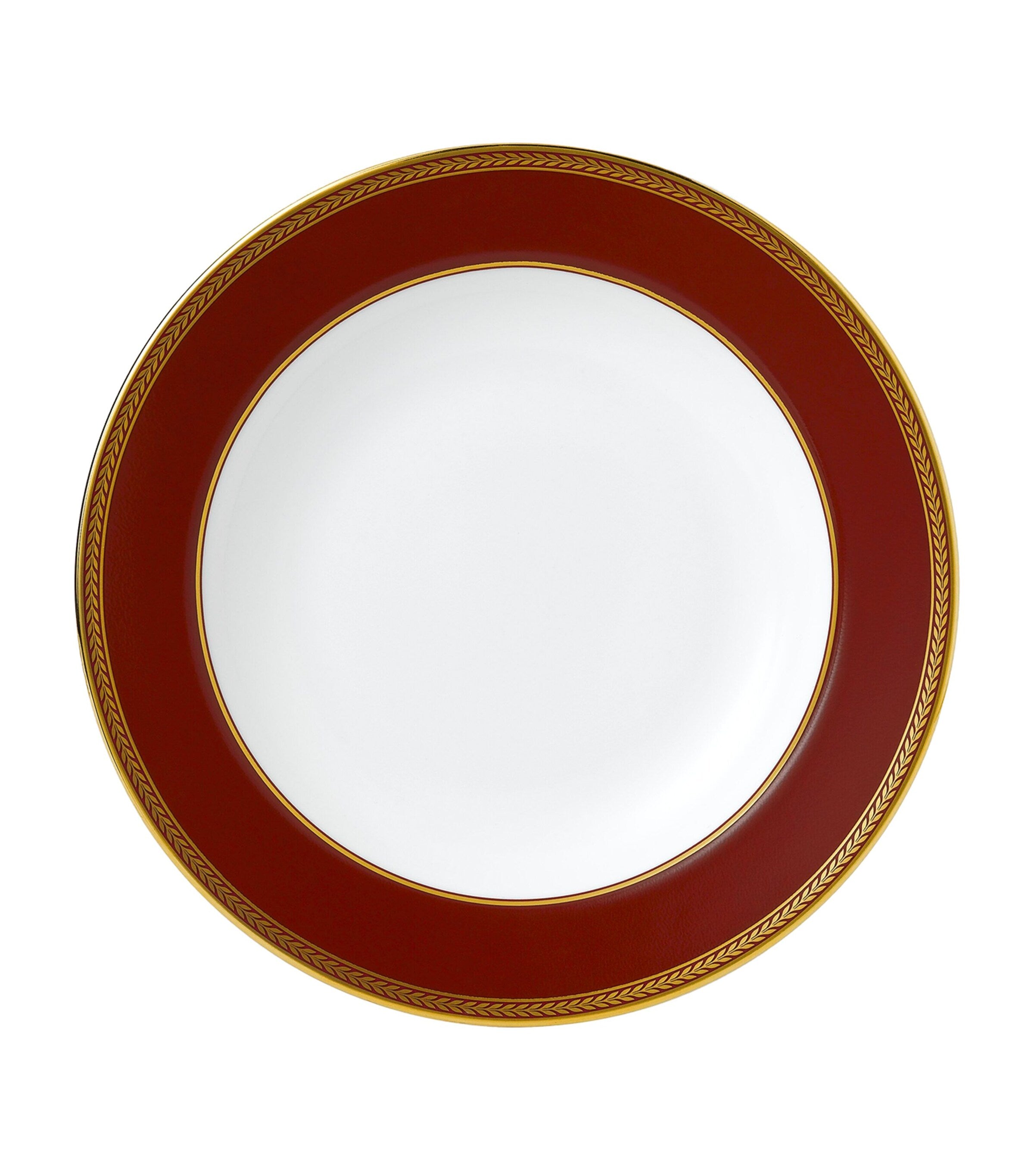 Wedgwood Renaissance Red soup plate 23cm (British brand)