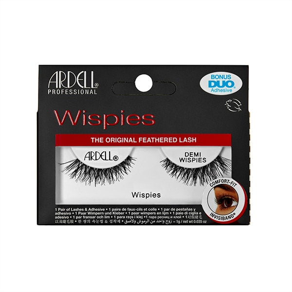 Ardell Demi Wispies false eyelashes black kit - British product