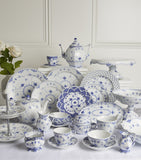 Royal Copenhagen Blue Fluted Half Lace porcelain plate 19cm, imported from the UK