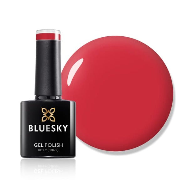 Bluesky Gel Polish Kiss Me Red colour - British product