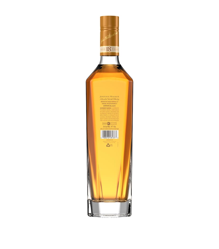 Johnnie Walker 18-year-old blended whisky 70cl, UK version