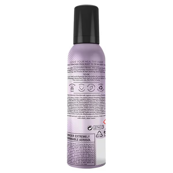 Charles Worthington Densifying Mousse Thicker & Fuller 200ml - British product