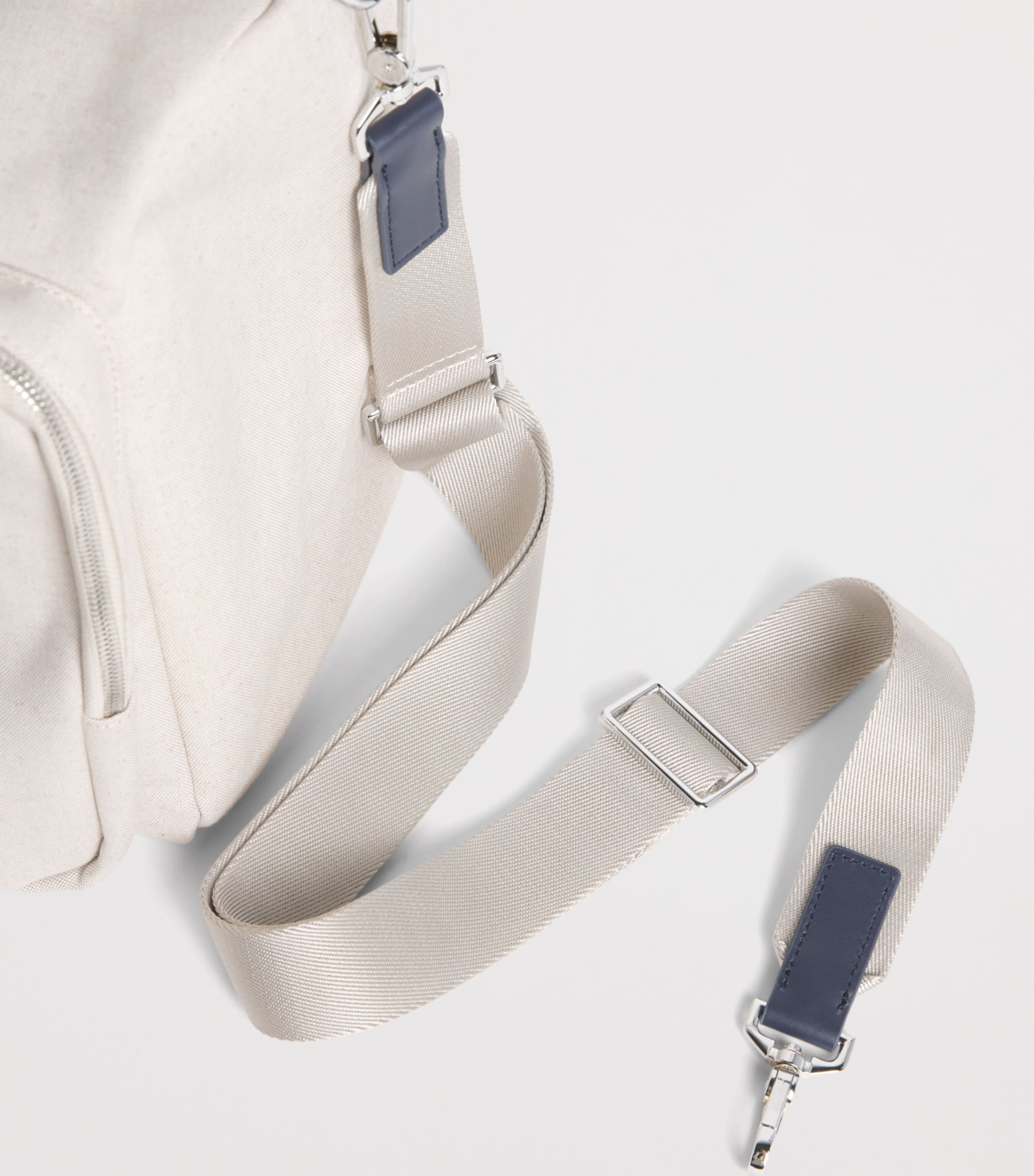 Paul & Shark cotton-blend canvas duffle bag, imported from the UK