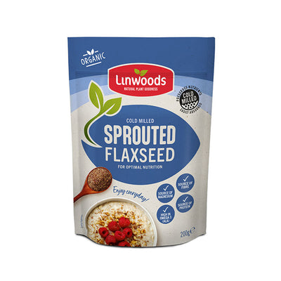 Graines de lin germées moulues à froid bio Linwoods 200g