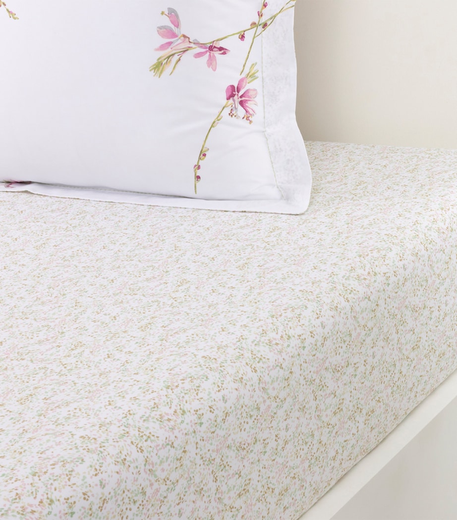 Yves Delorme Gaura king fitted sheet 150cm x 200cm (British brand)