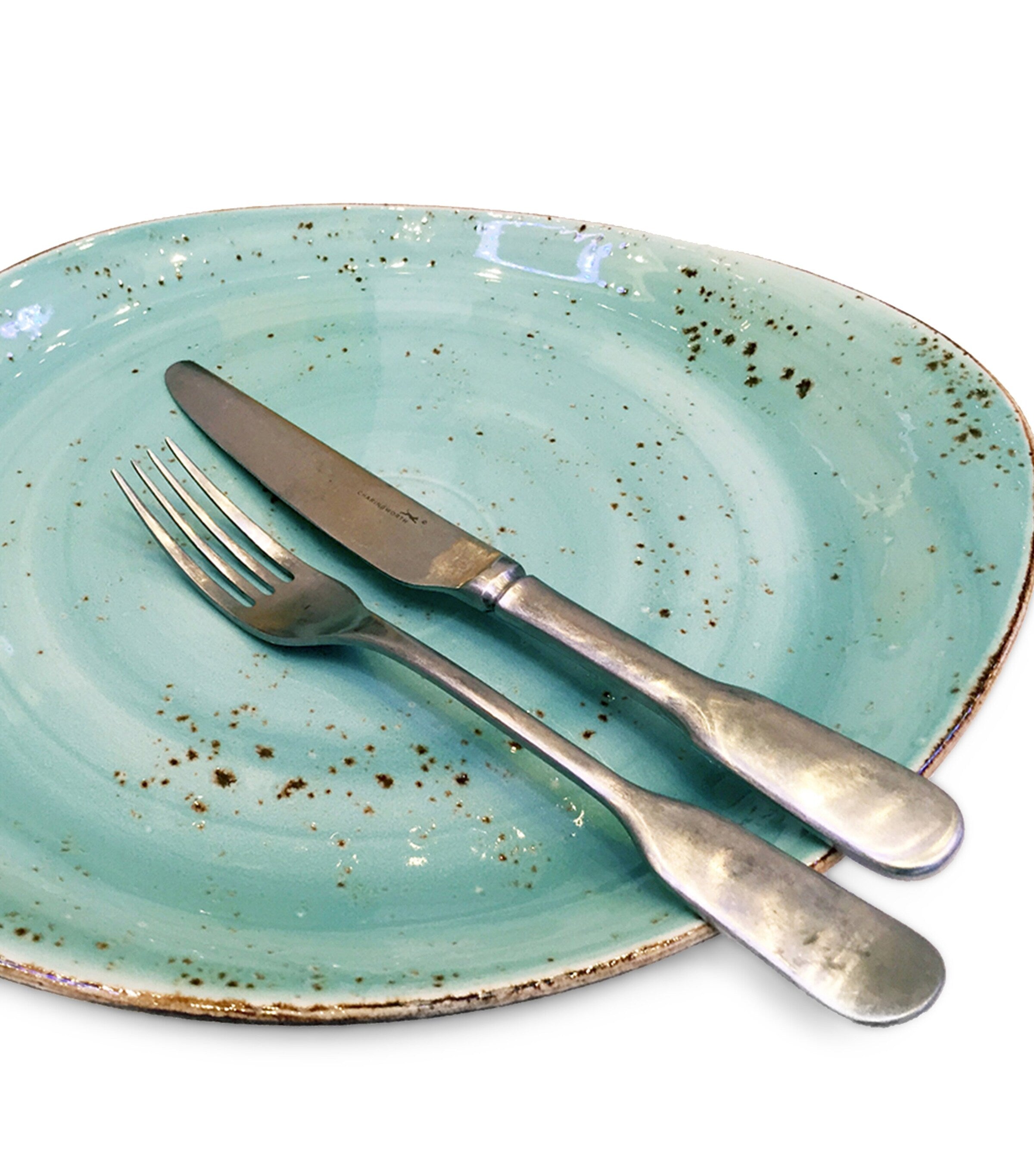 Charingworth Fiddle Vintage stainless steel 24-piece cutlery set - British product