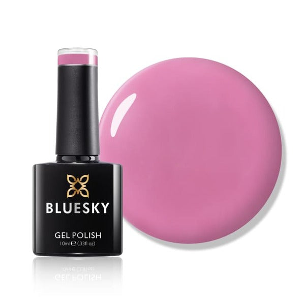 Bluesky gel polish pastel pink Rainbow Dust - British product