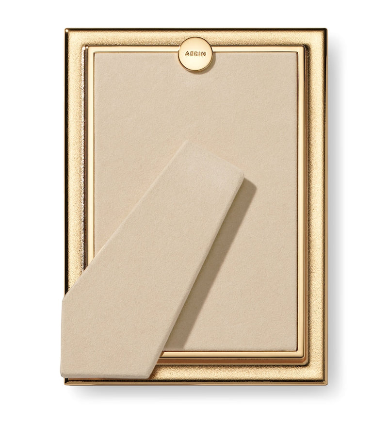 Aerin Alessio photo frame for 4x6 photos in gold tone - British product