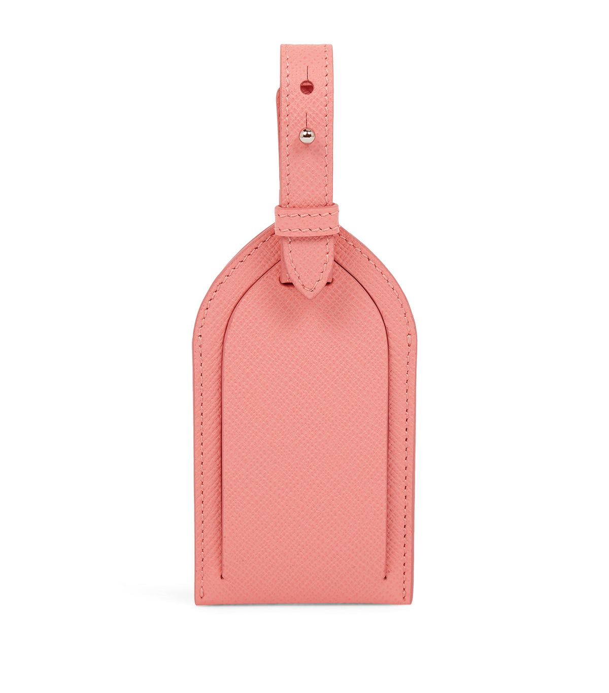 Smythson Calfskin Panama luggage tag (British brand)