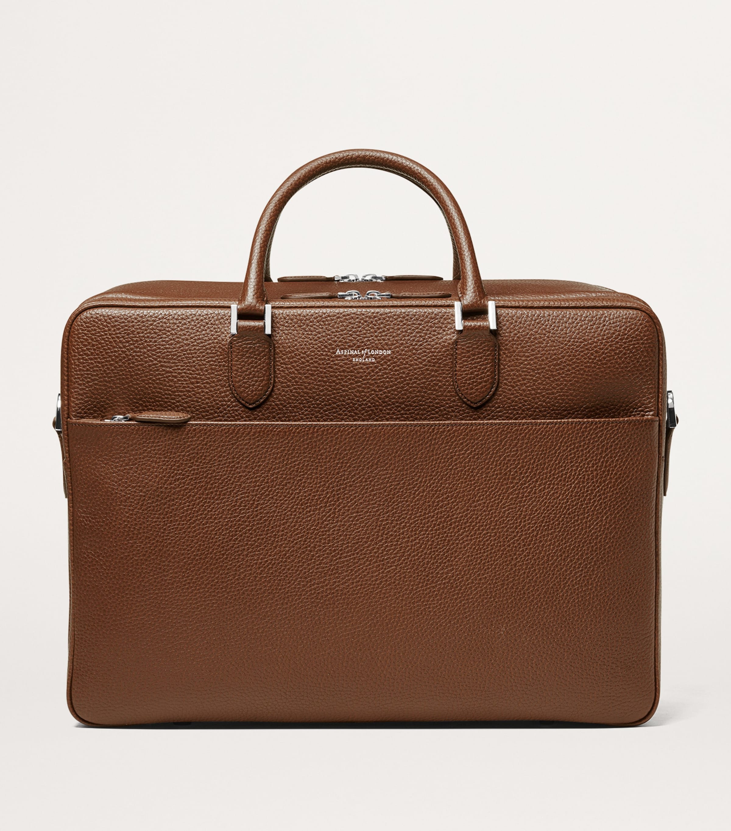 Aspinal Of London Leather 48 Hour Mount Street Travel Bag