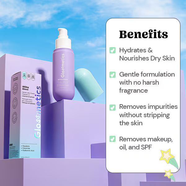 DNR Glossmetics Milky Glaze Jelly Cream Cleanser 100ml - British product