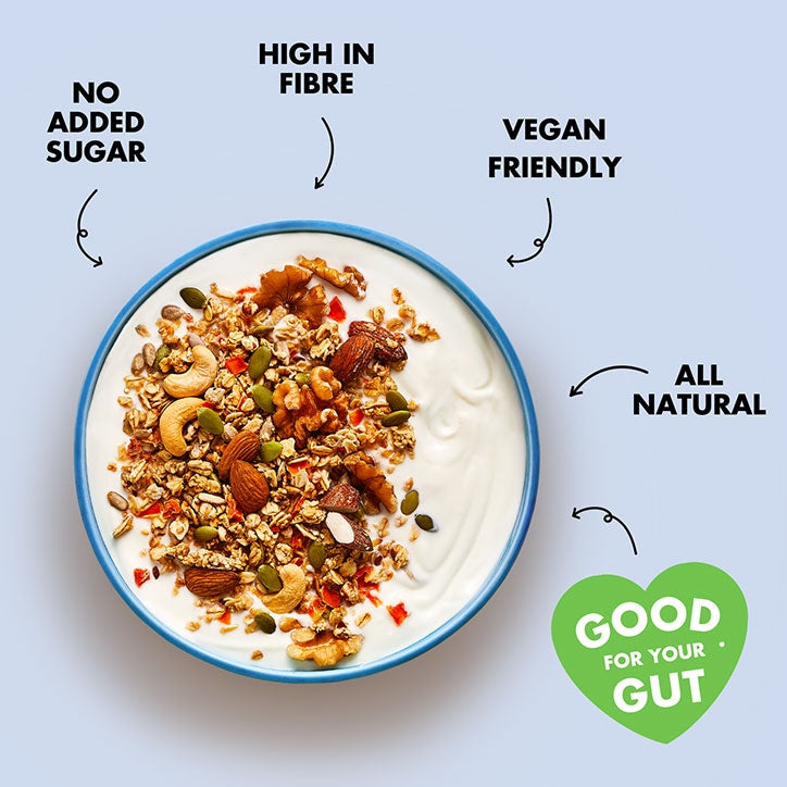 Bio & Me Cocoa & Hazelnut Protein Gut-Loving Granola 360g - McGrocer