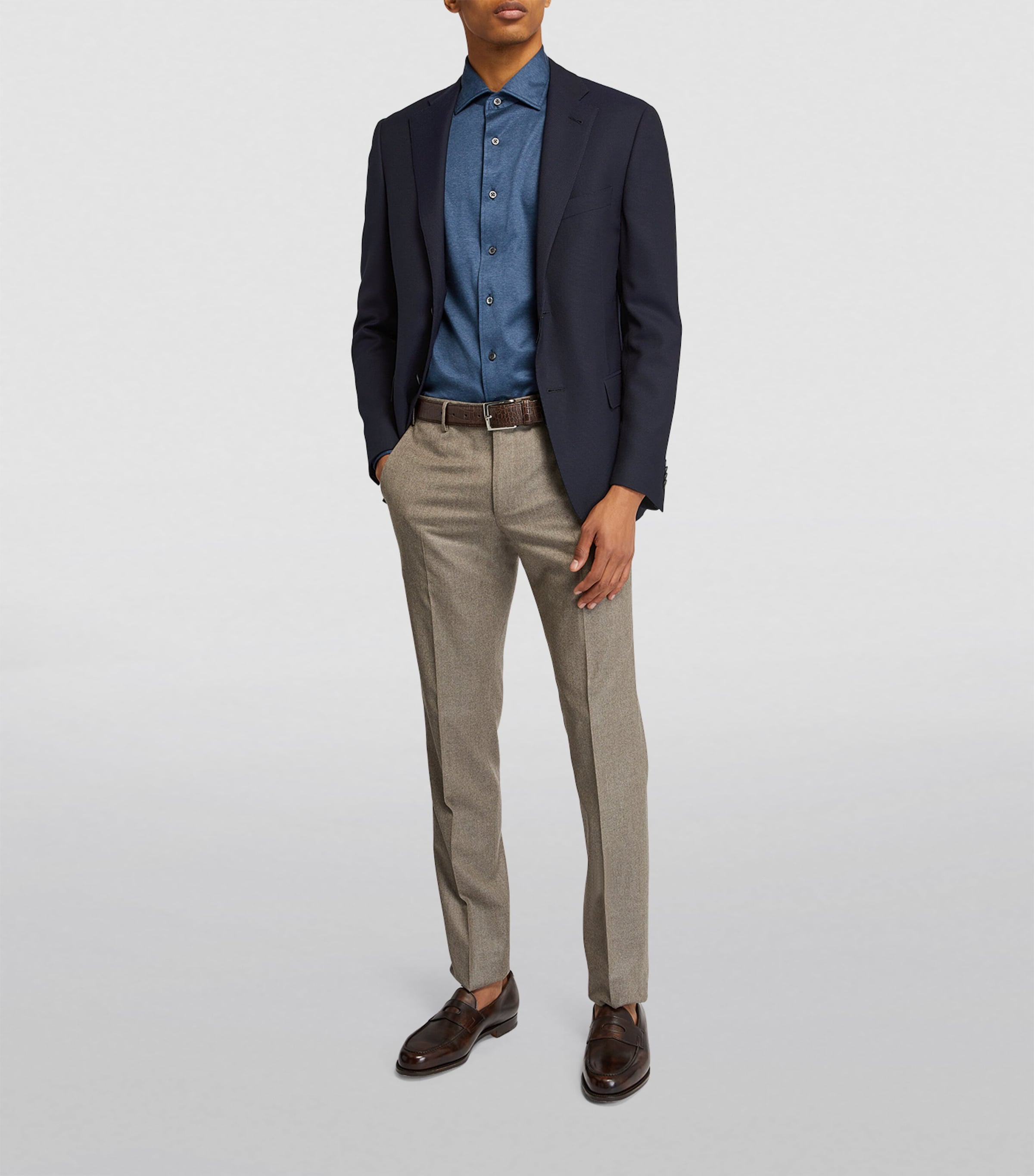 Corneliani hopsack wool blazer - British product