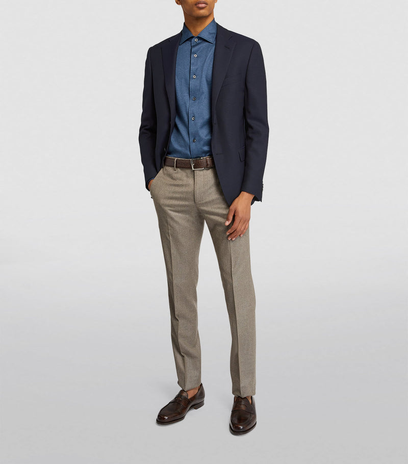 Corneliani hopsack wool blazer - British product