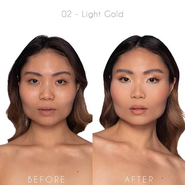 BPerfect Mrs Glam Glorious Skin Powder Foundation 02 Light Gold - British product