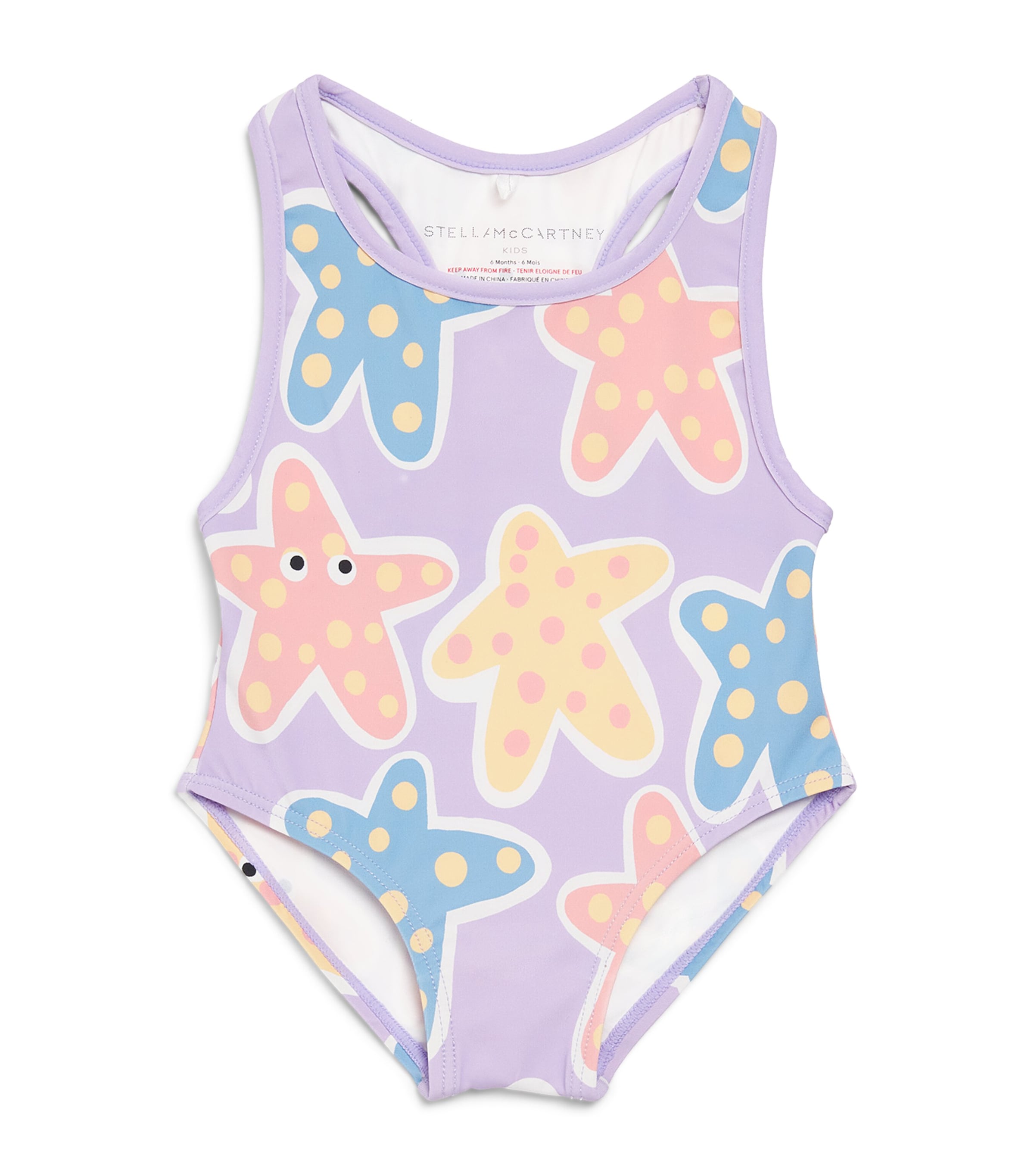 Stella McCartney Kids starfish print baby swimsuit 3-36 months (British brand)